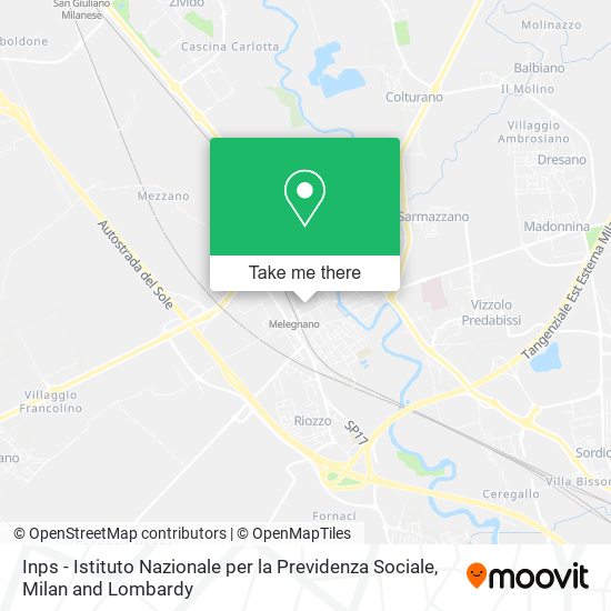 Inps - Istituto Nazionale per la Previdenza Sociale map
