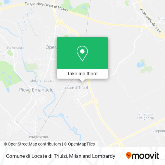 Comune di Locate di Triulzi map