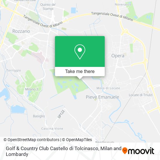 Golf & Country Club Castello di Tolcinasco map
