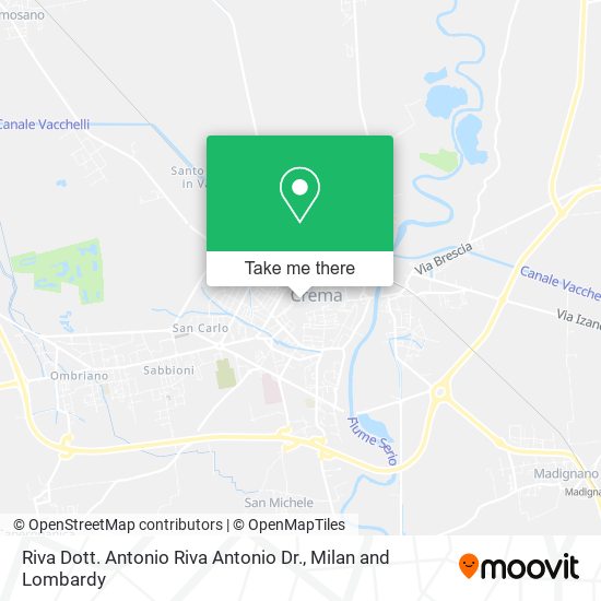 Riva Dott. Antonio Riva Antonio Dr. map