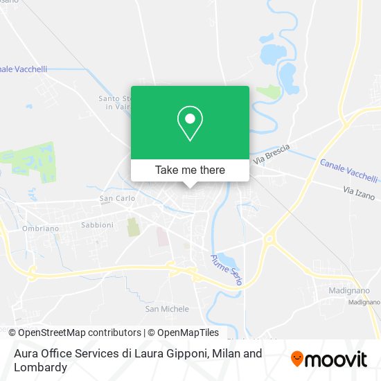Aura Office Services di Laura Gipponi map
