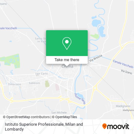 Istituto Superiore Professionale map