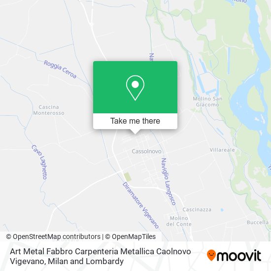 Art Metal Fabbro Carpenteria Metallica Caolnovo Vigevano map