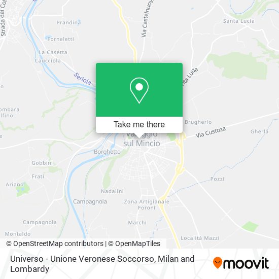 Universo - Unione Veronese Soccorso map