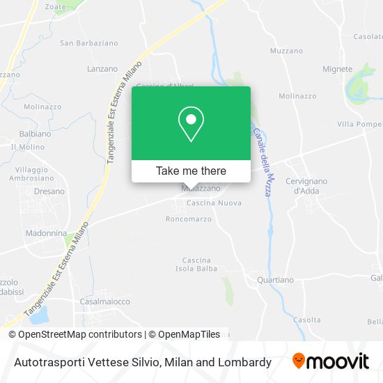Autotrasporti Vettese Silvio map