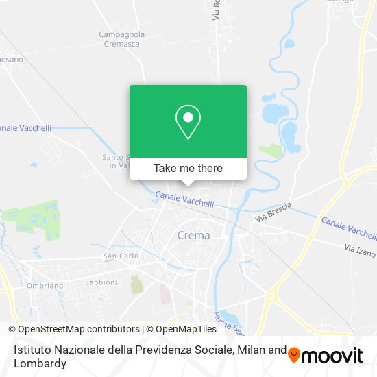 Istituto Nazionale della Previdenza Sociale map