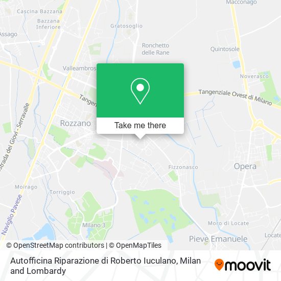 Autofficina Riparazione di Roberto Iuculano map
