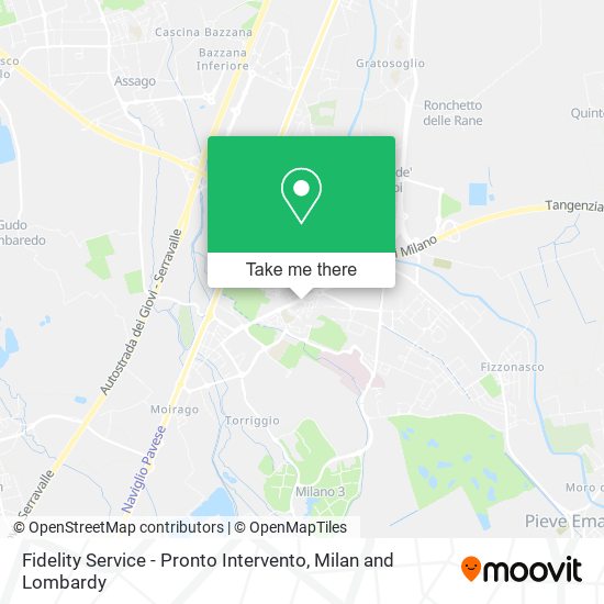 Fidelity Service - Pronto Intervento map