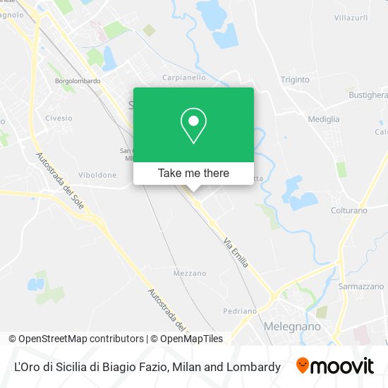 L'Oro di Sicilia di Biagio Fazio map
