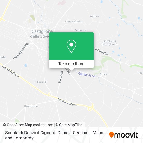 Scuola di Danza il Cigno di Daniela Ceschina map