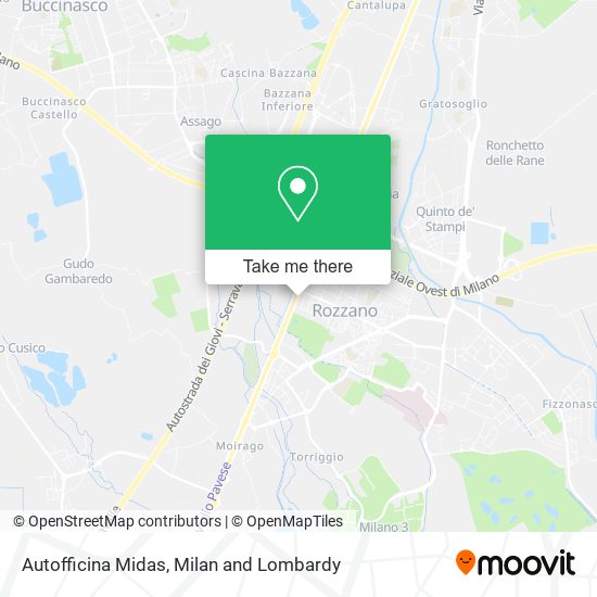 Autofficina Midas map
