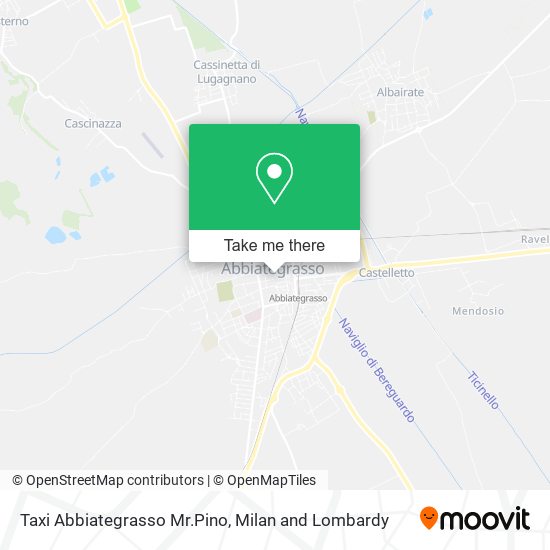 Taxi Abbiategrasso Mr.Pino map
