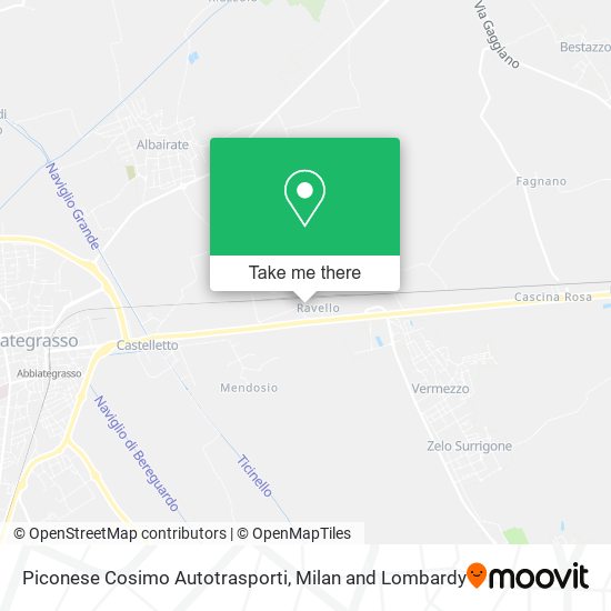 Piconese Cosimo Autotrasporti map