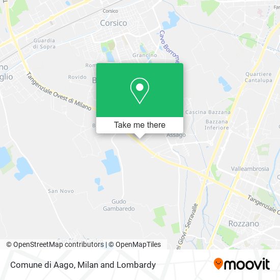 Comune di Aago map