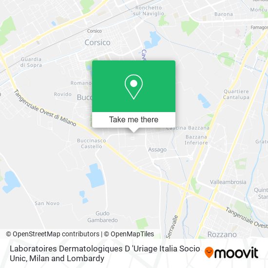 Laboratoires Dermatologiques D 'Uriage Italia Socio Unic map