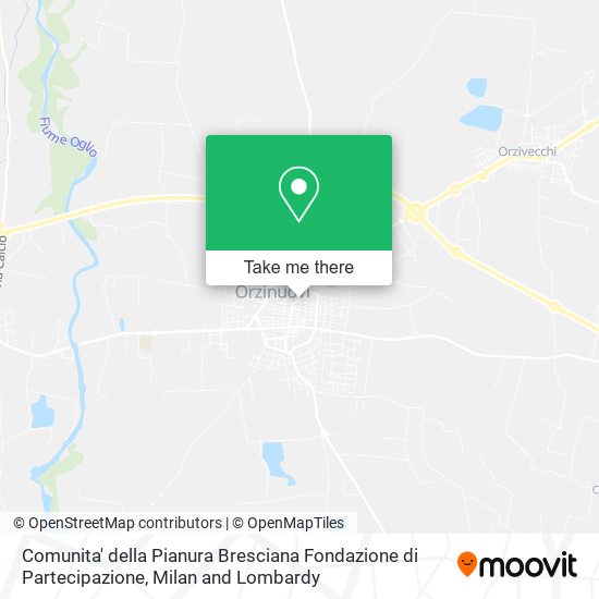 Comunita' della Pianura Bresciana Fondazione di Partecipazione map