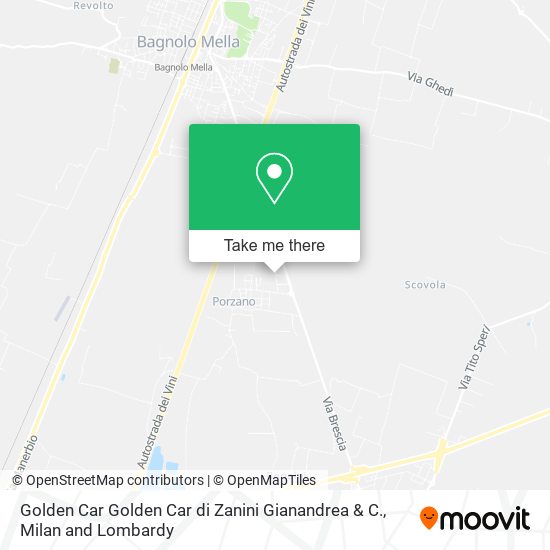 Golden Car Golden Car di Zanini Gianandrea & C. map