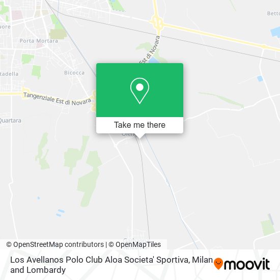 Los Avellanos Polo Club Aloa Societa' Sportiva map