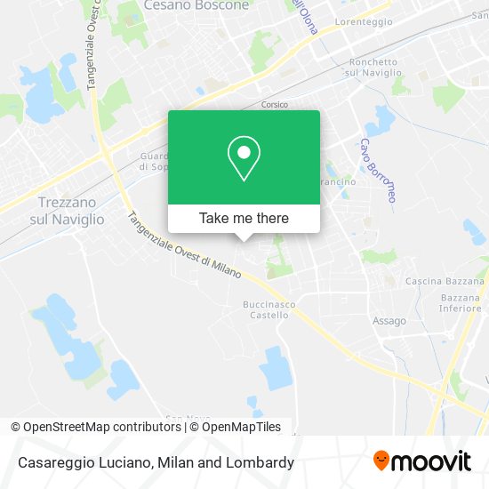 Casareggio Luciano map
