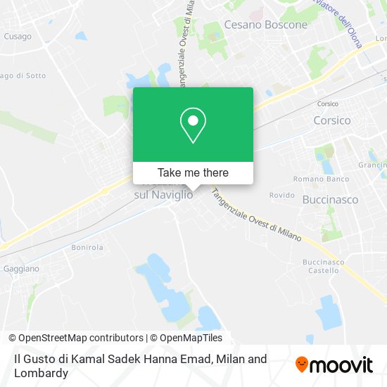 Il Gusto di Kamal Sadek Hanna Emad map