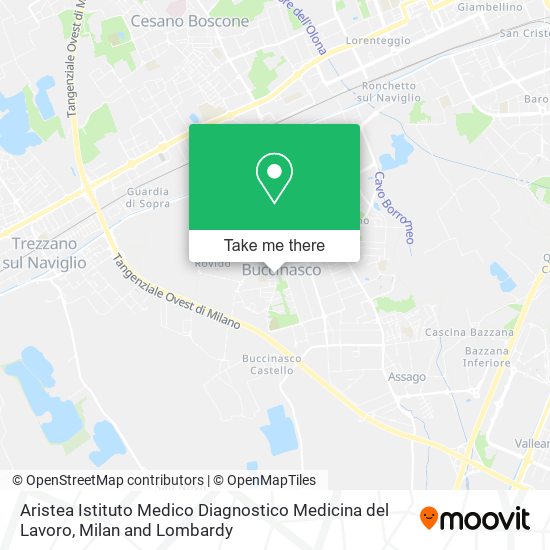 Aristea Istituto Medico Diagnostico Medicina del Lavoro map