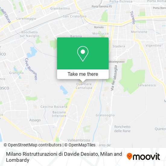 Milano Ristrutturazioni di Davide Desiato map