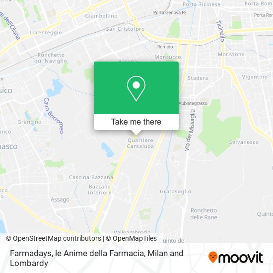 Farmadays, le Anime della Farmacia map