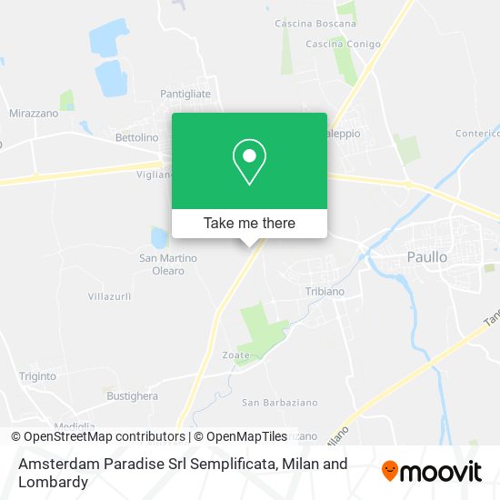 Amsterdam Paradise Srl Semplificata map