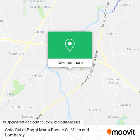 Solo Qui di Baggi Maria Rosa e C. map