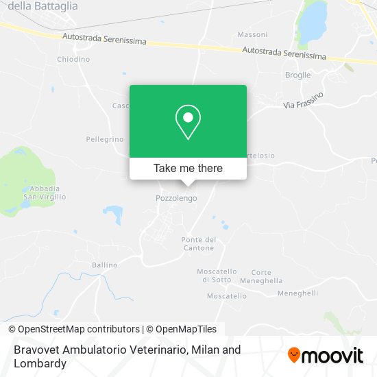 Bravovet Ambulatorio Veterinario map