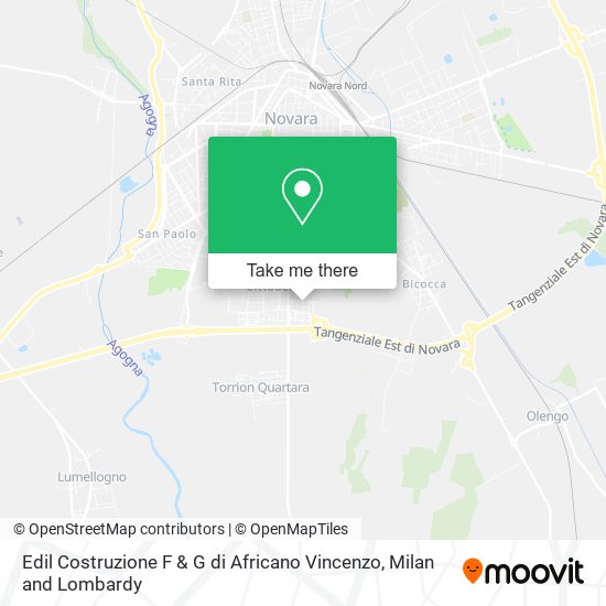 Edil Costruzione F & G di Africano Vincenzo map