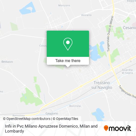 Infii in Pvc Milano Apruzzese Domenico map