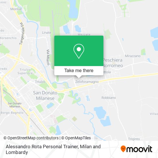 Alessandro Rota Personal Trainer map