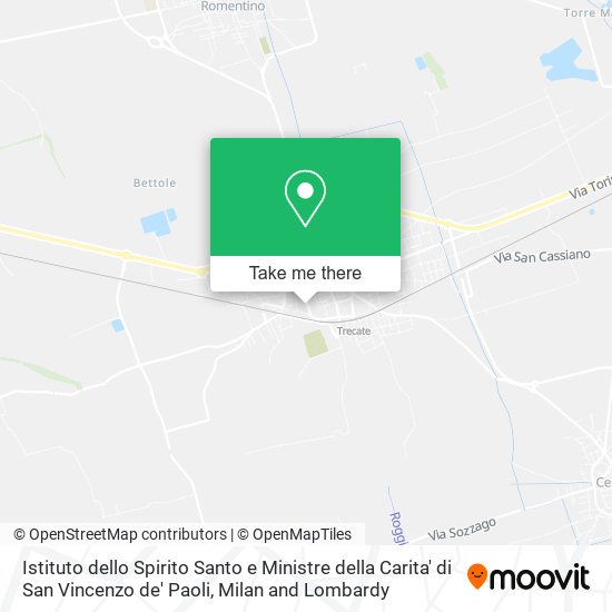 Istituto dello Spirito Santo e Ministre della Carita' di San Vincenzo de' Paoli map