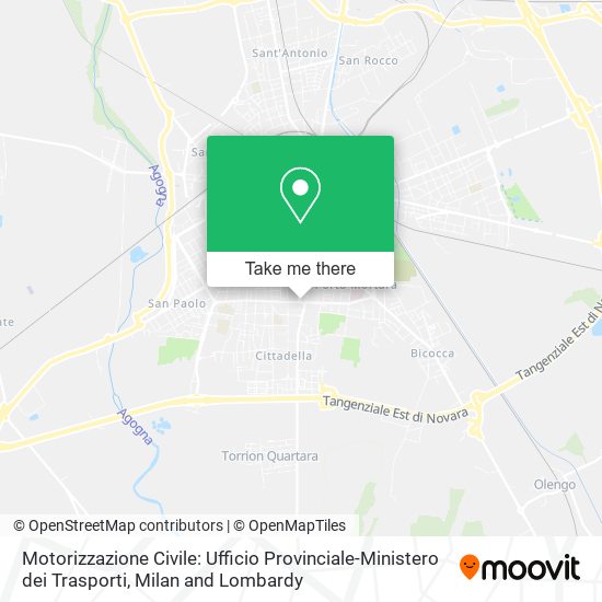 Motorizzazione Civile: Ufficio Provinciale-Ministero dei Trasporti map