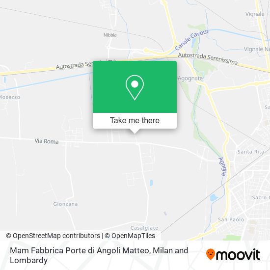 Mam Fabbrica Porte di Angoli Matteo map