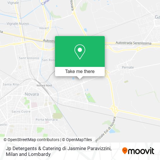 Jp Detergents & Catering di Jasmine Paravizzini map