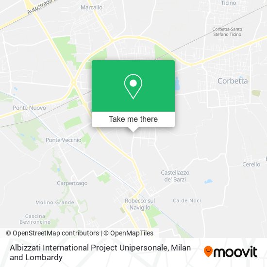 Albizzati International Project Unipersonale map