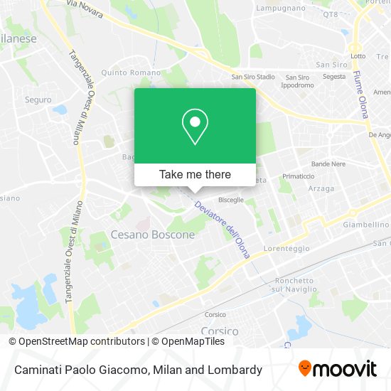 Caminati Paolo Giacomo map