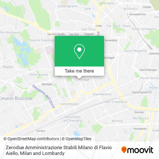 Zerodue Amministrazione Stabili Milano di Flavio Aiello map