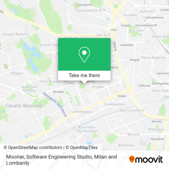 Moonar, Software Engineering Studio map