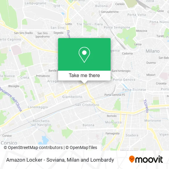 Amazon Locker - Soviana map