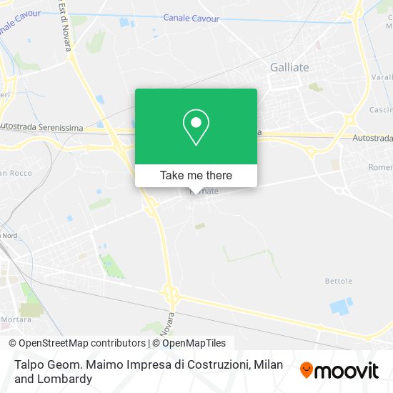 Talpo Geom. Maimo Impresa di Costruzioni map