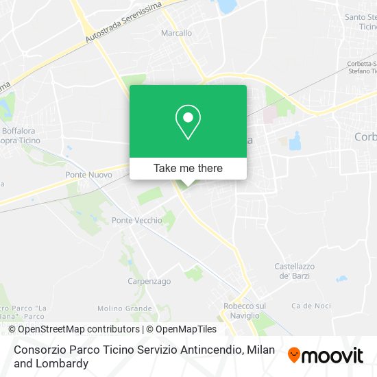 Consorzio Parco Ticino Servizio Antincendio map