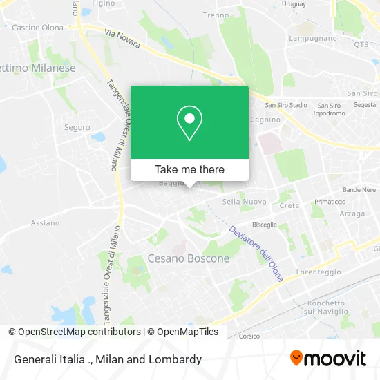 Generali Italia . map