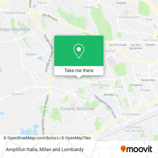 Amplifon Italia map