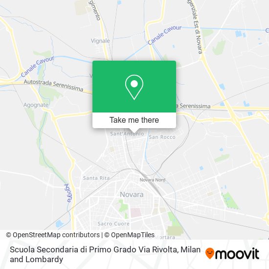 Scuola Secondaria di Primo Grado Via Rivolta map