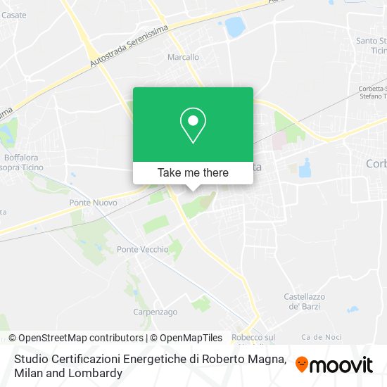 Studio Certificazioni Energetiche di Roberto Magna map