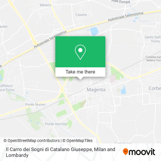 Il Carro dei Sogni di Catalano Giuseppe map