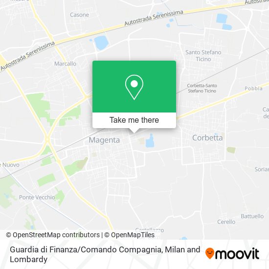 Guardia di Finanza / Comando Compagnia map